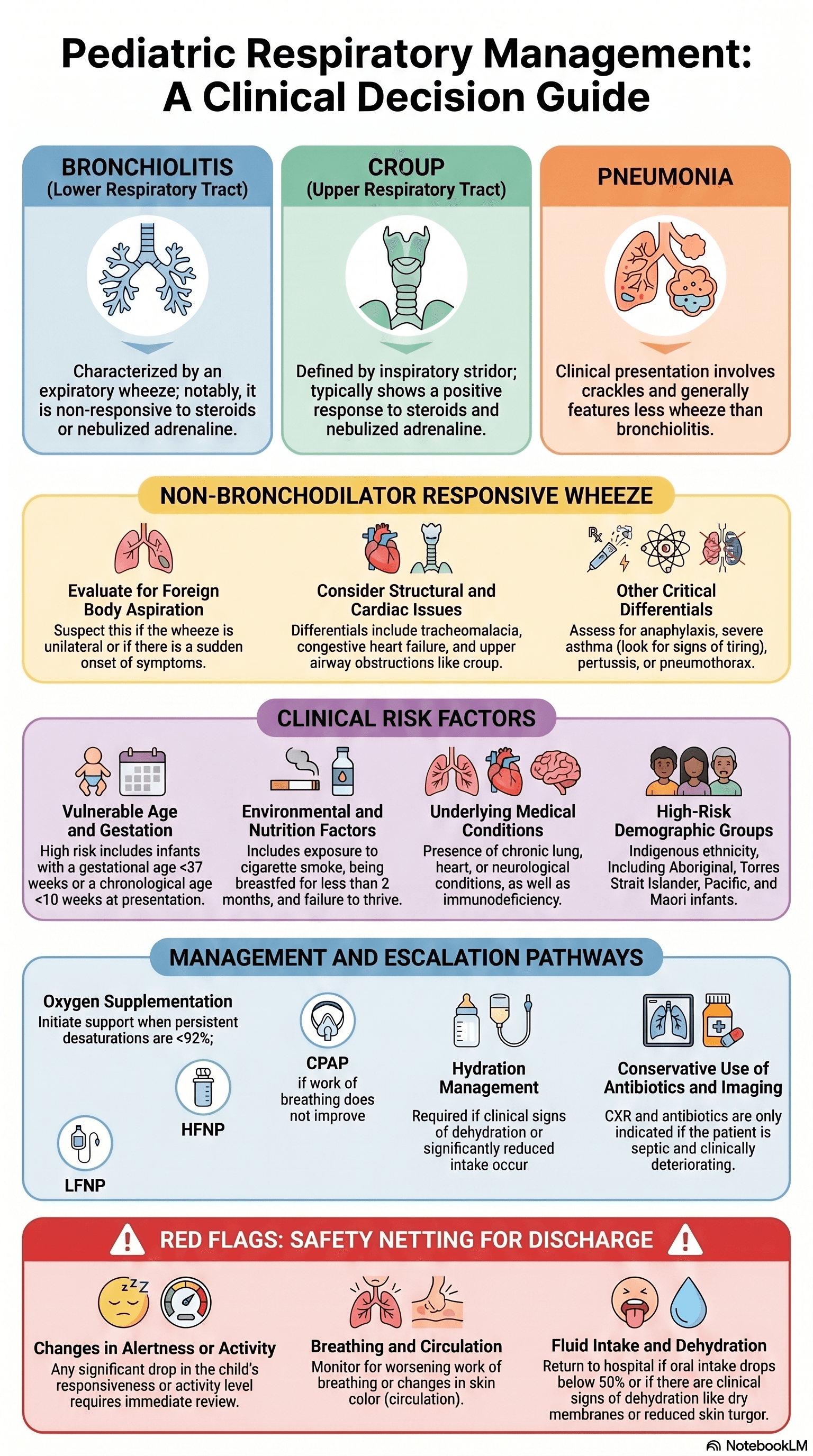 Paediatric Respiratory Management poster